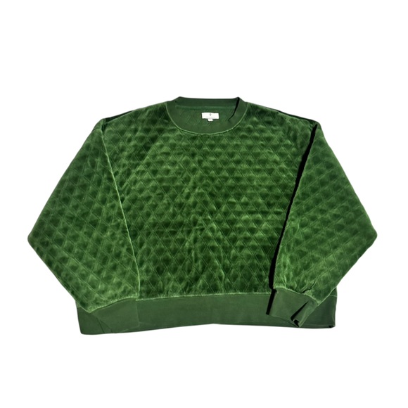 Tuckernuck Douglas Fir Velour Two Piece Set Green Casual Preppy Size Large - Picture 9 of 13